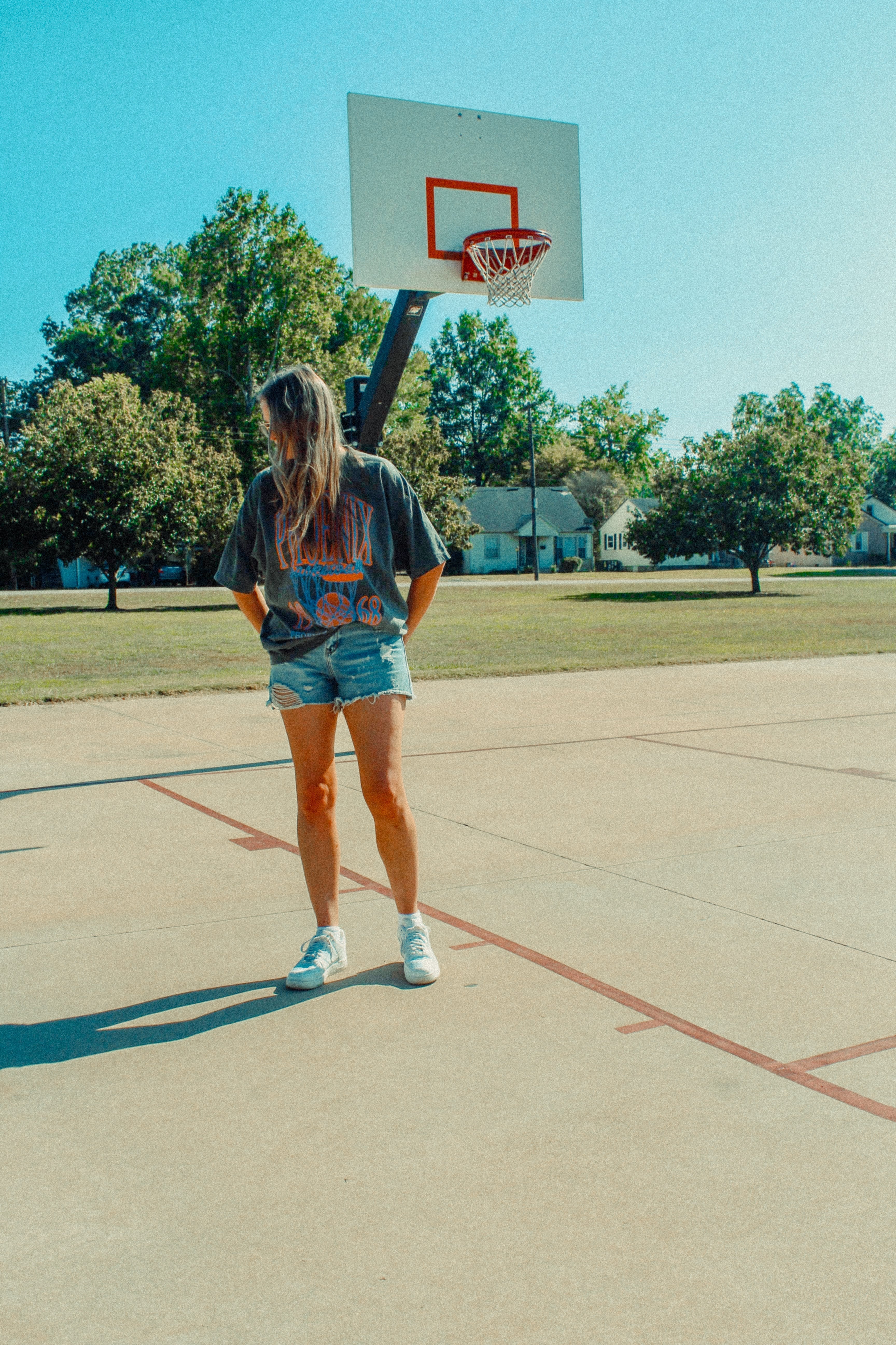 Underground Original Design: Phoenix Basketball, 90's Boxy Cotton TShirt