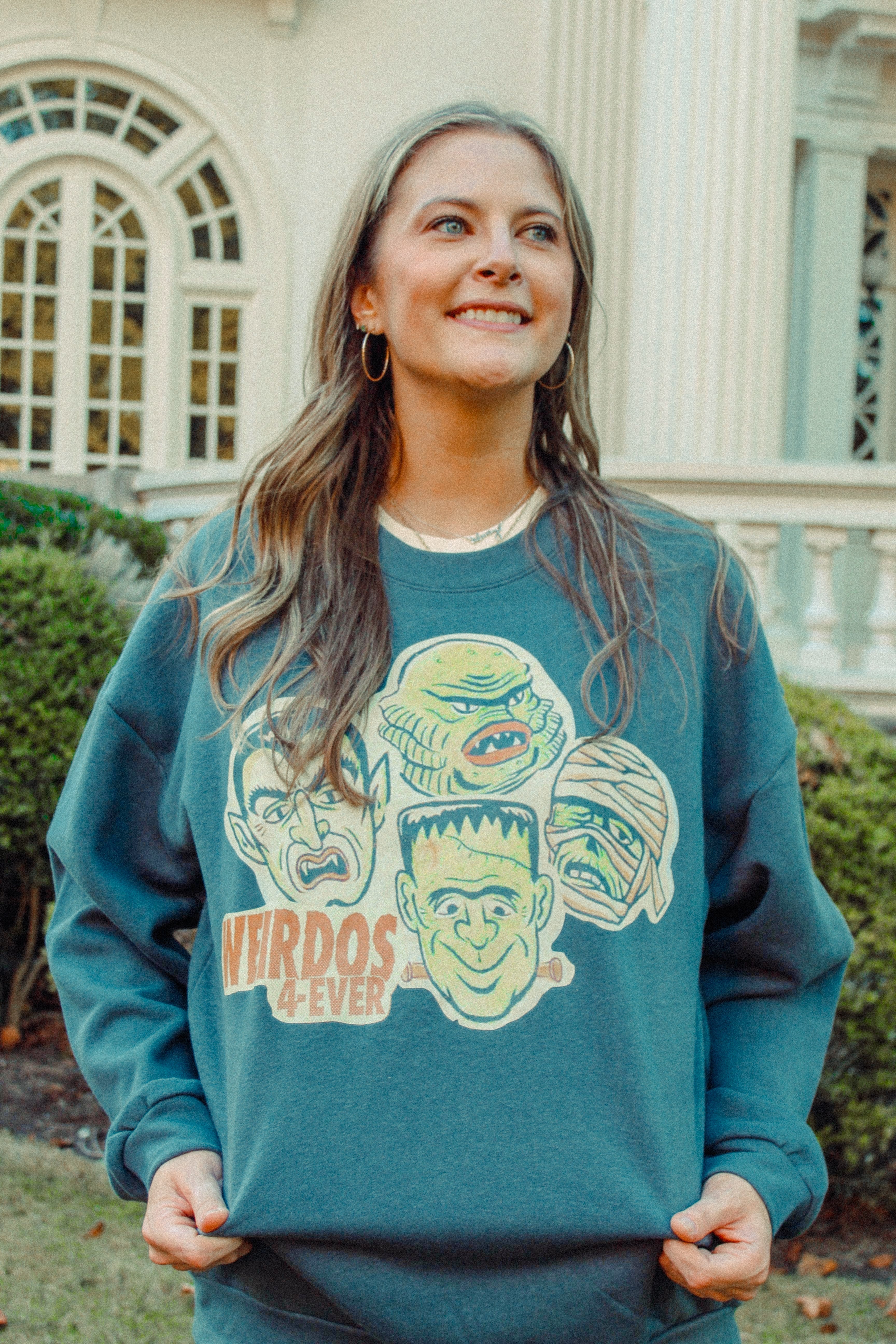 Underground Original Design: Weirdos 4 Ever Relaxed AS Garment Dyed Sweatshirt
