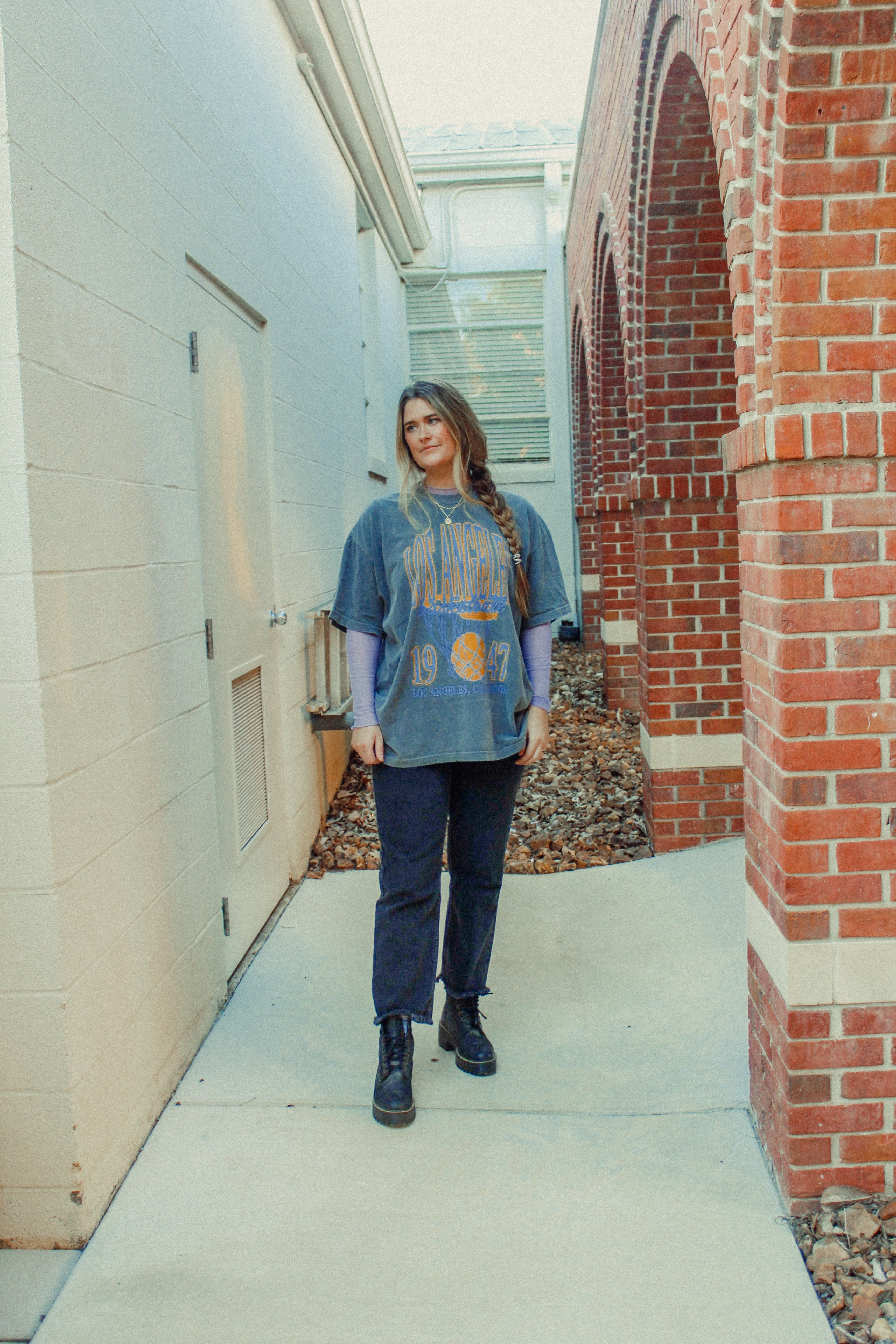 Underground Original Design: 90's Los Angeles Basketball Boxy Oversized TShirt