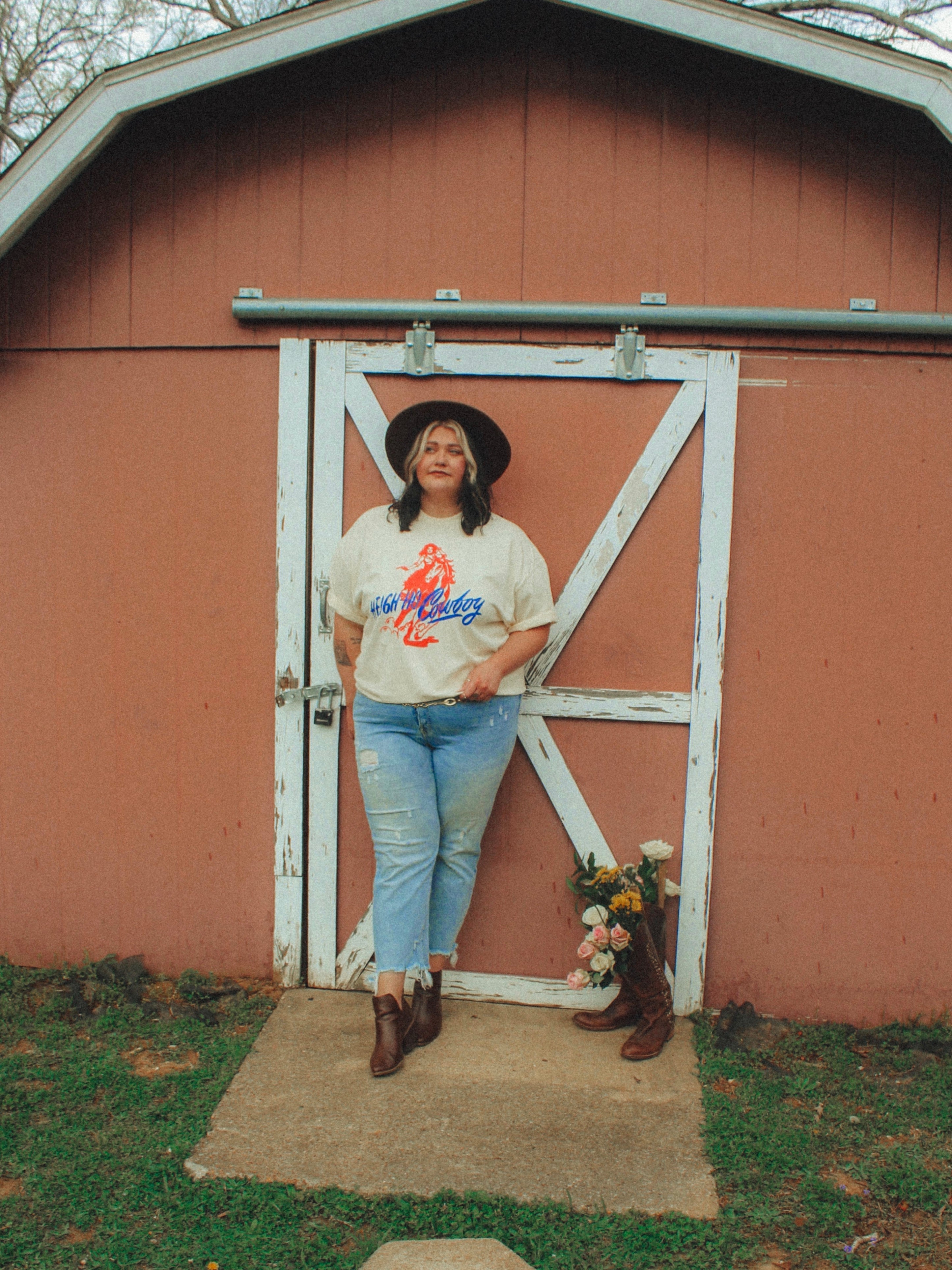 Underground Original Design: Heigh-Ho-Cowboy, Western Oversized TShirt
