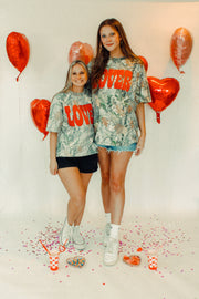 Underground Original Design: LOVER Puff, Camo Western Boxy Cotton TShirt