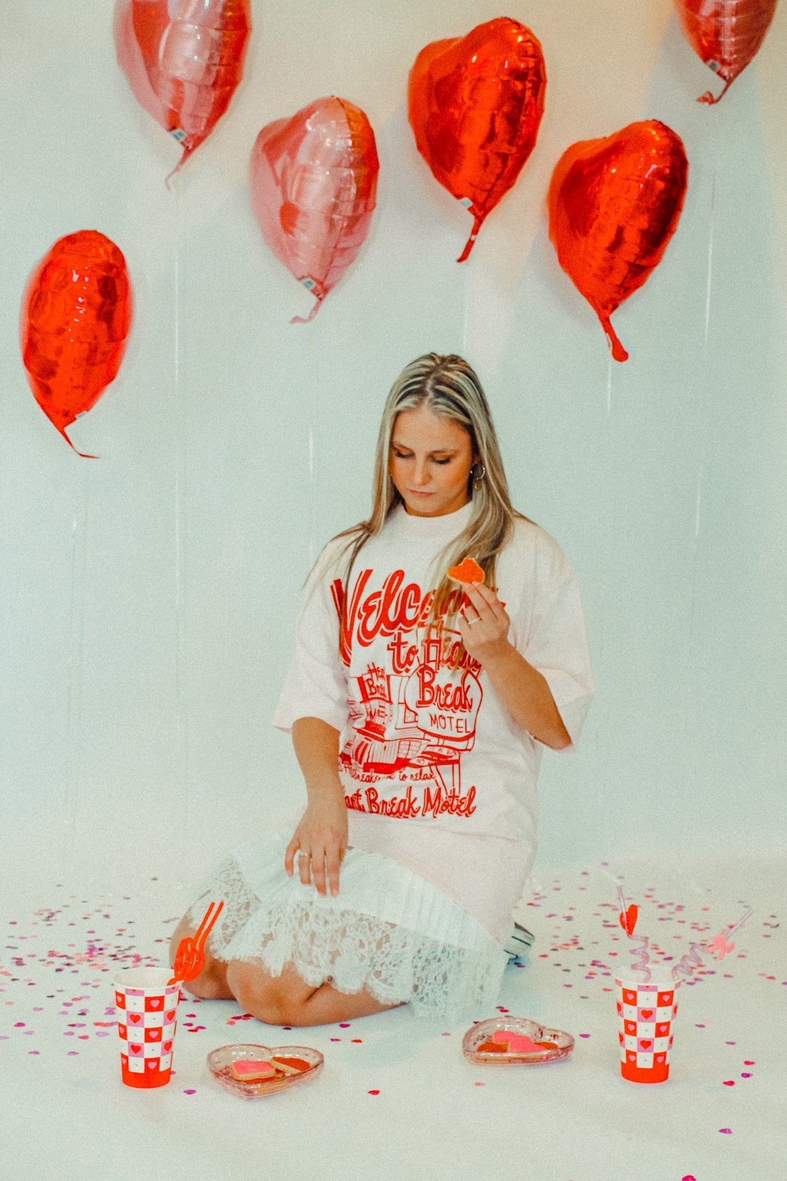 Underground Original Design: Heart Break Motel Boxy Cotton TShirt