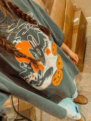 Underground Original Design: Ghosts, Ghouls & Pumpkins Boxy Oversized TShirt