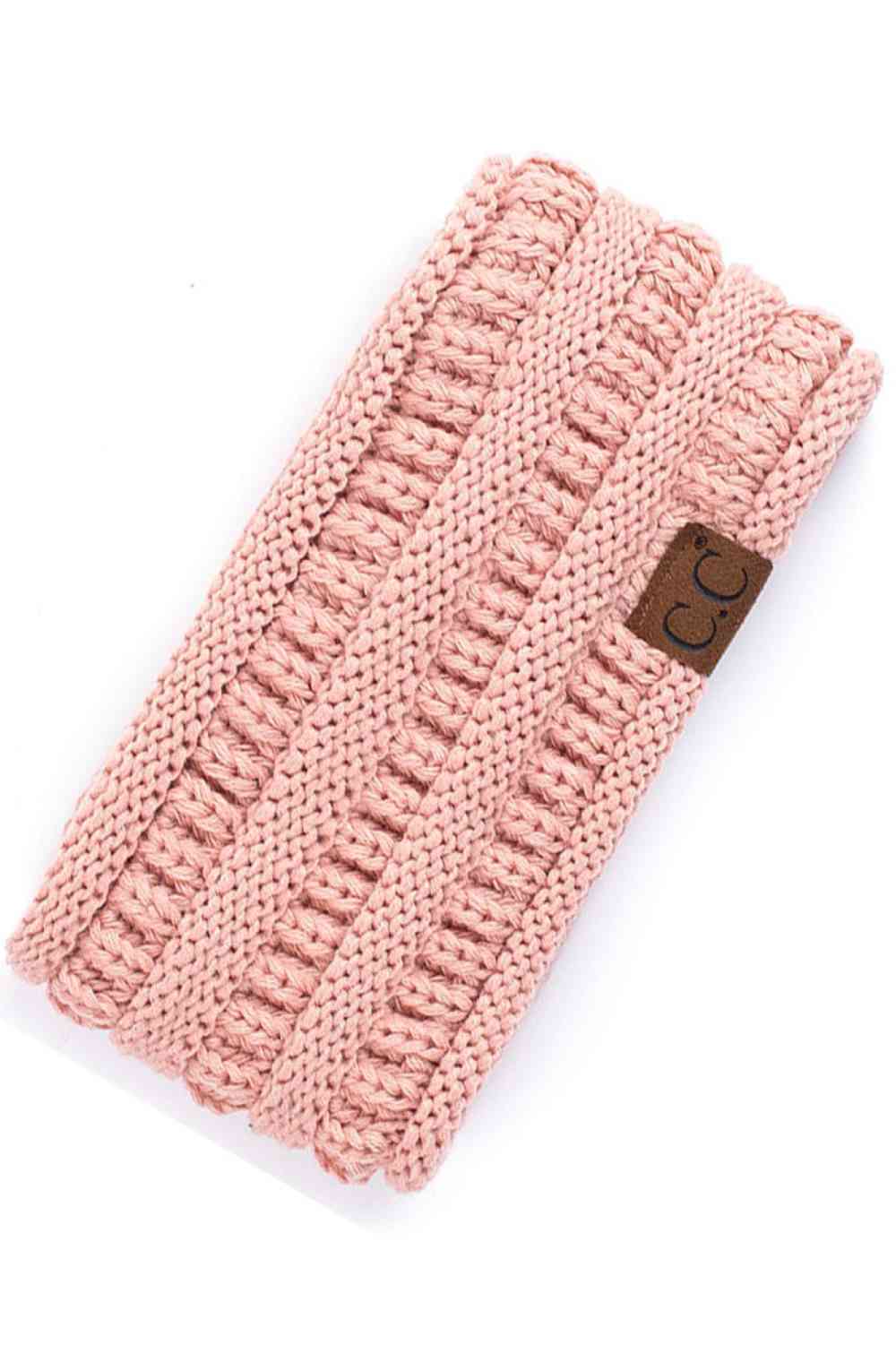 C.C Solid Ribbed Headwrap
