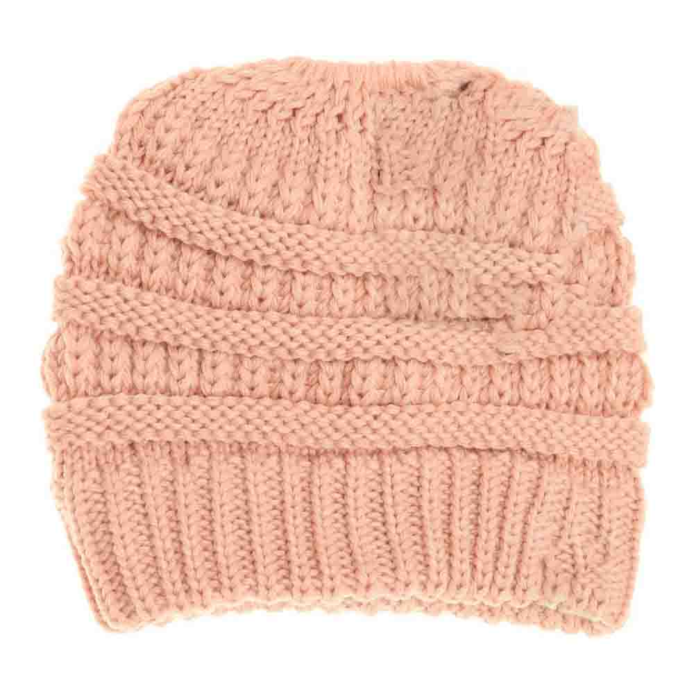 Kids Solid Classic C.C Beanie Tail
