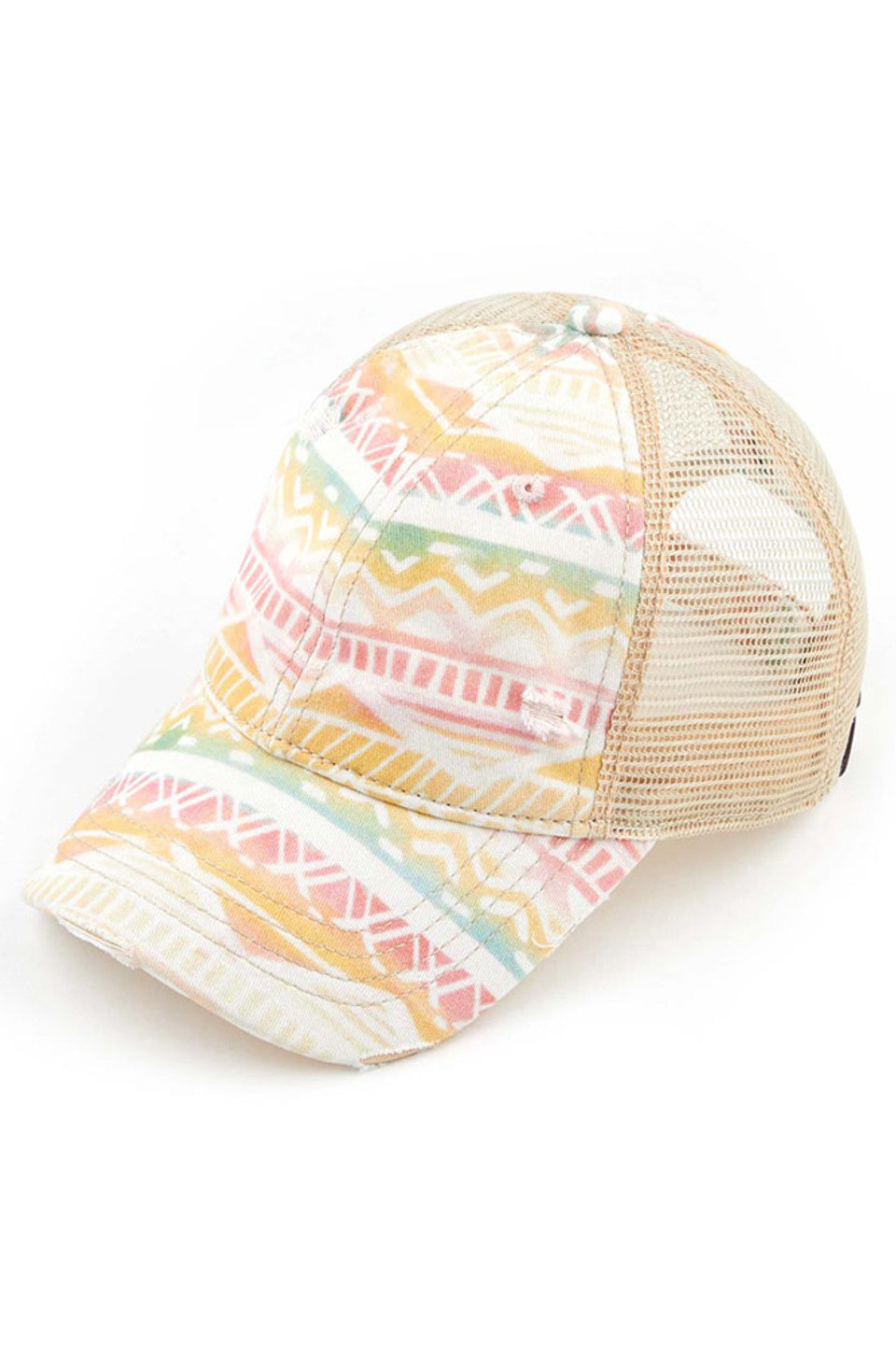 C.C AZTEC CAMO MESH PONYCAP