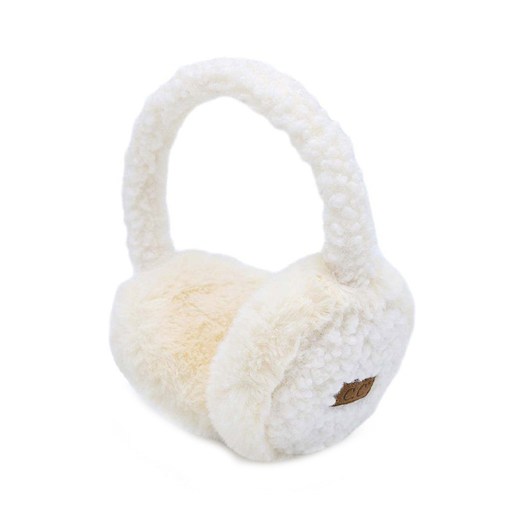 C.C Faux Fur Sherpa Earmuffs