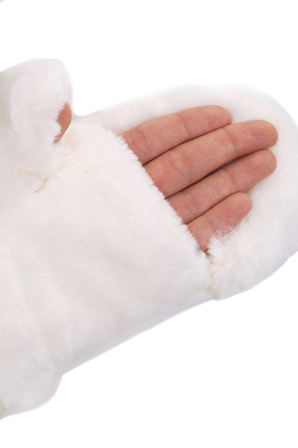 C.C Women's Faux Fur Pop Top Mittens Gloves Shepherd Lining