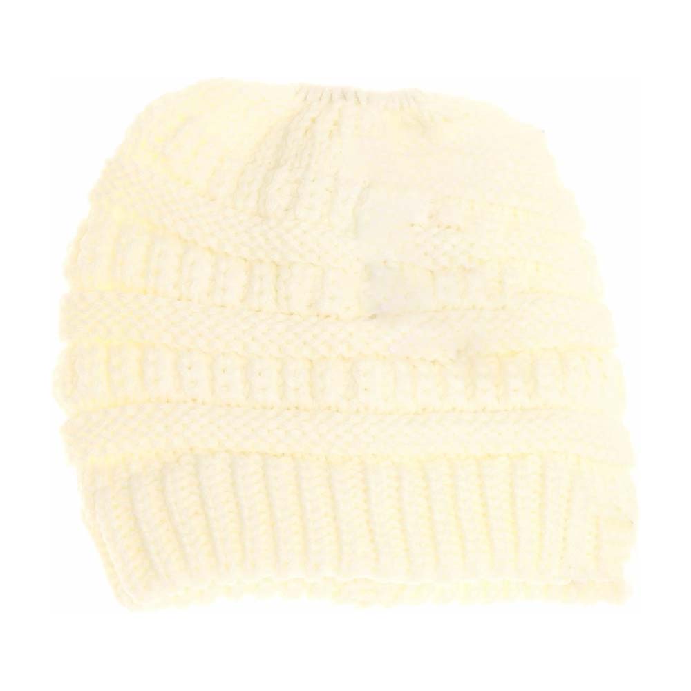 Kids Solid Classic C.C Beanie Tail