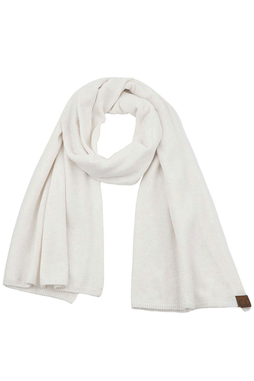 C.C Soft Recycled Fine Yarn Cuff Scarf