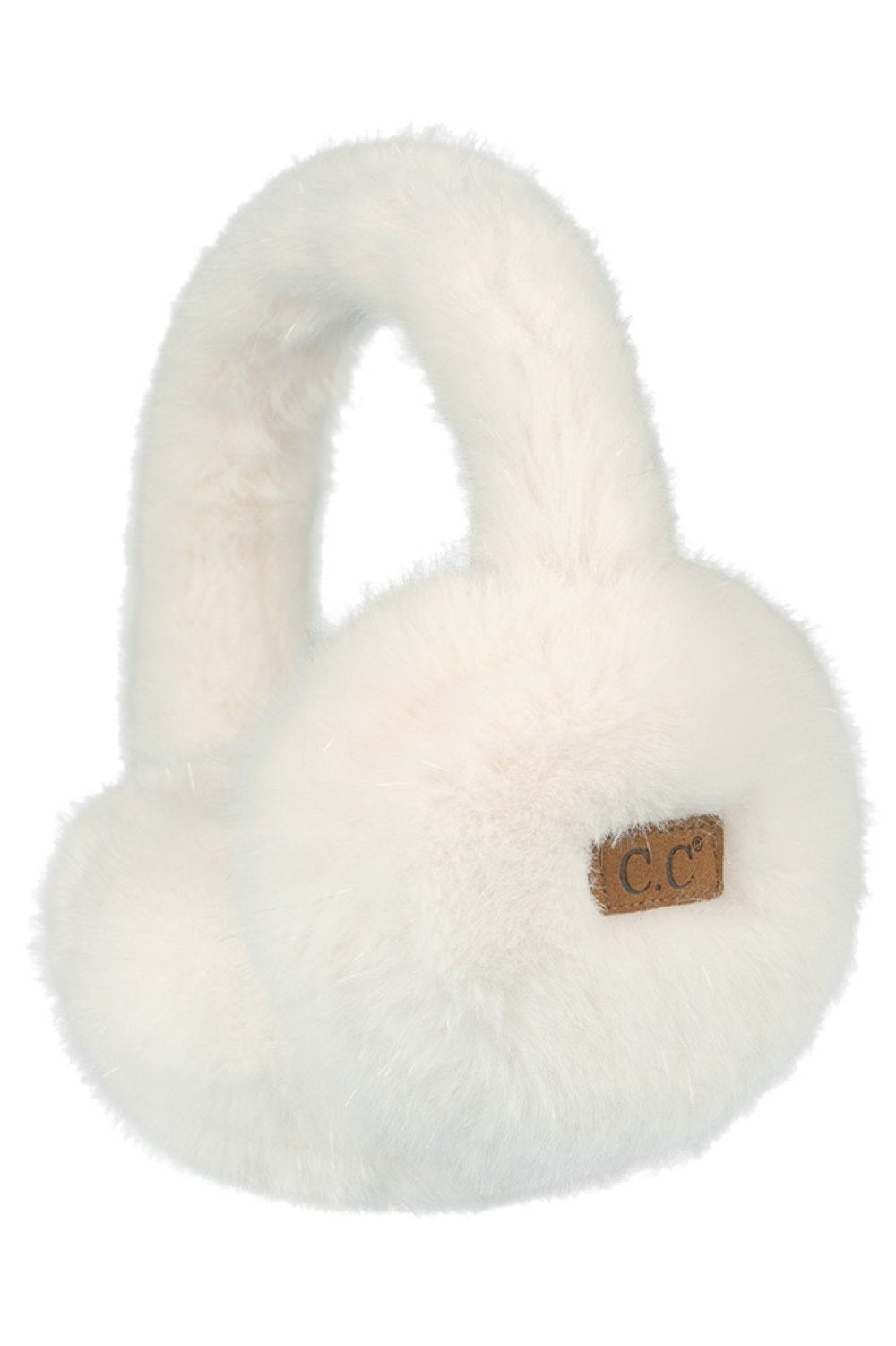 C.C GLITTER Short Fur Earmuff Winter Headband