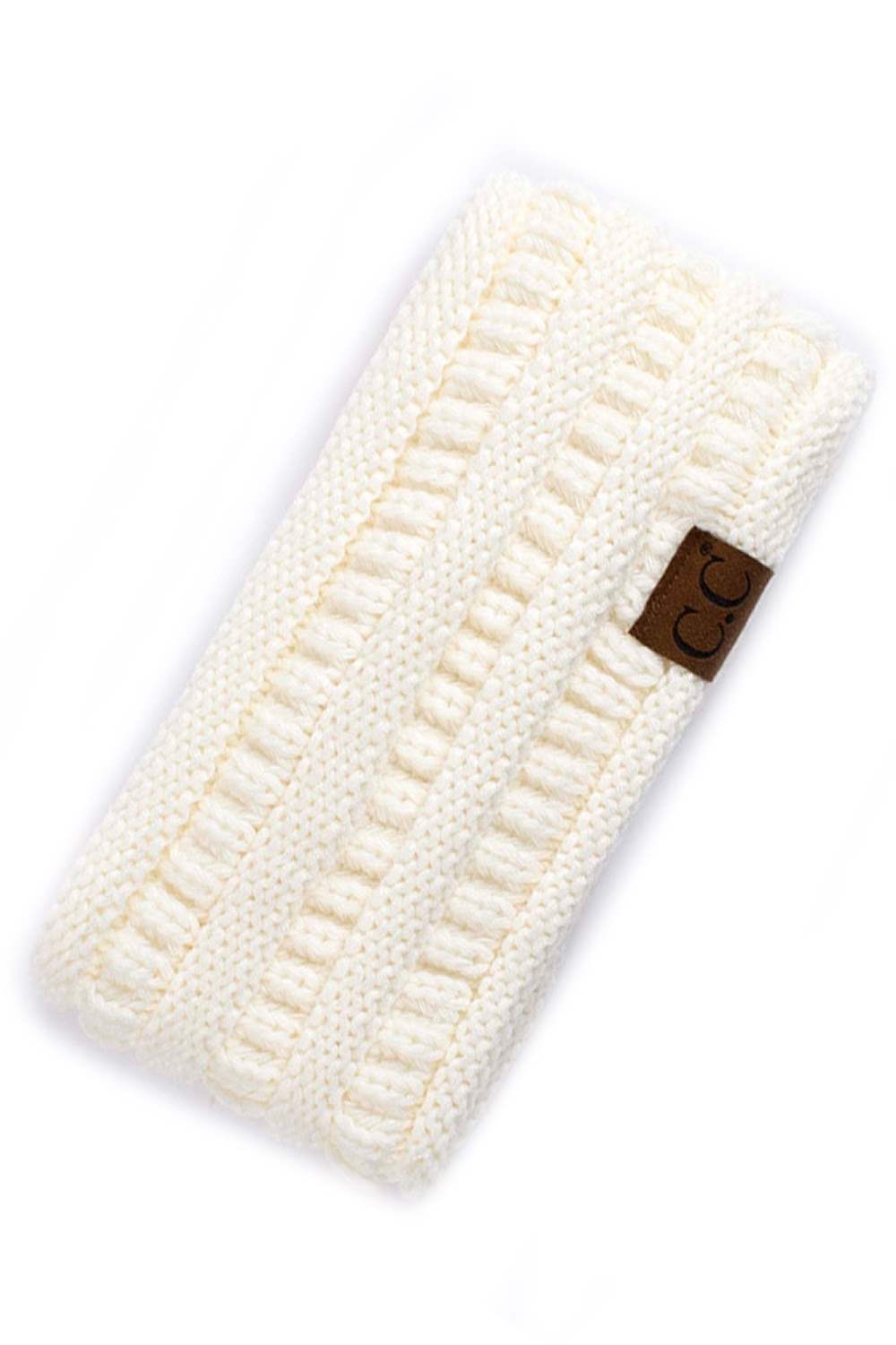 C.C Solid Ribbed Headwrap