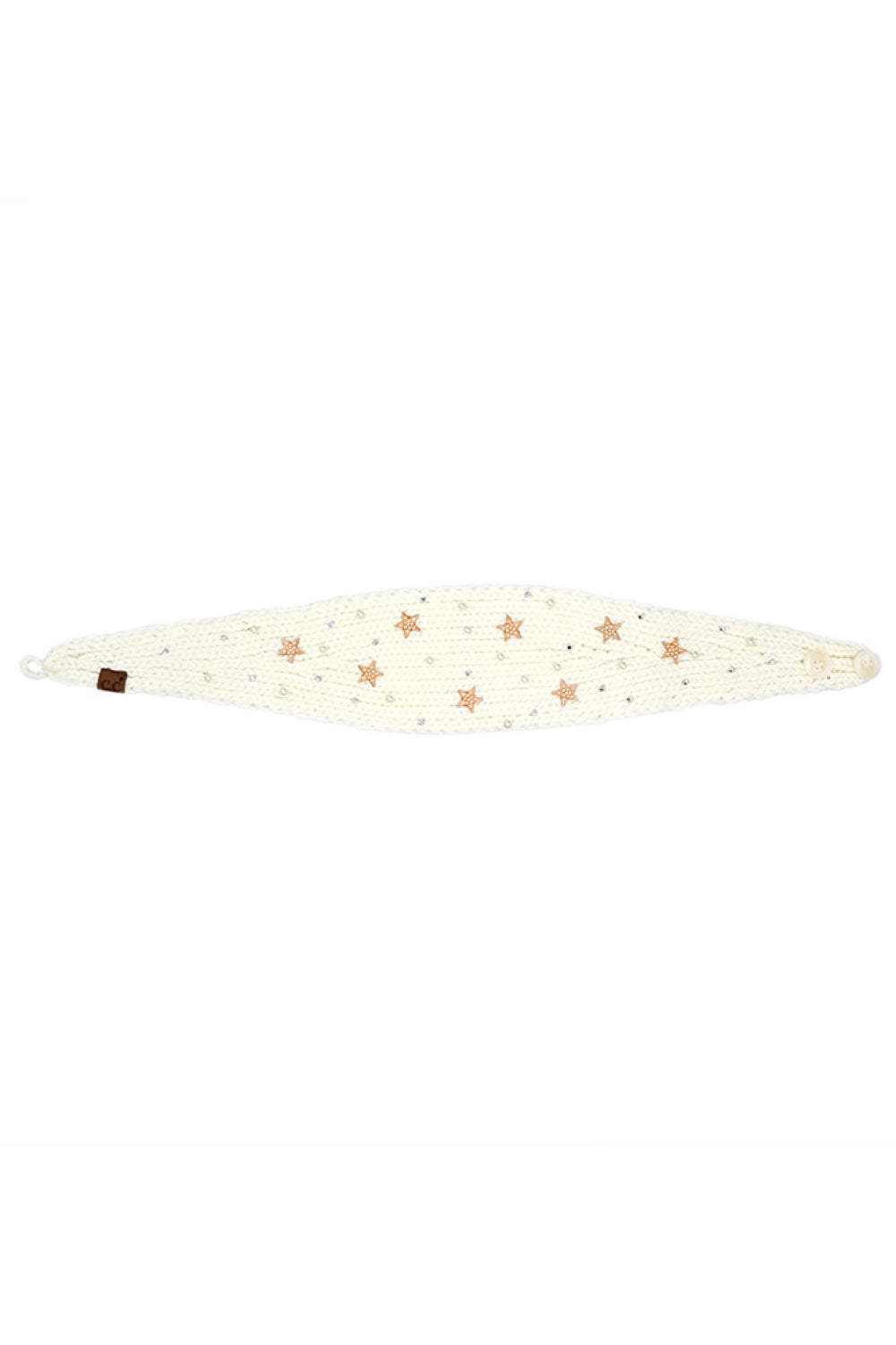 C.C Star & Pearl Embellishment Head Wrap
