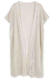 Mesh Solid Kimono