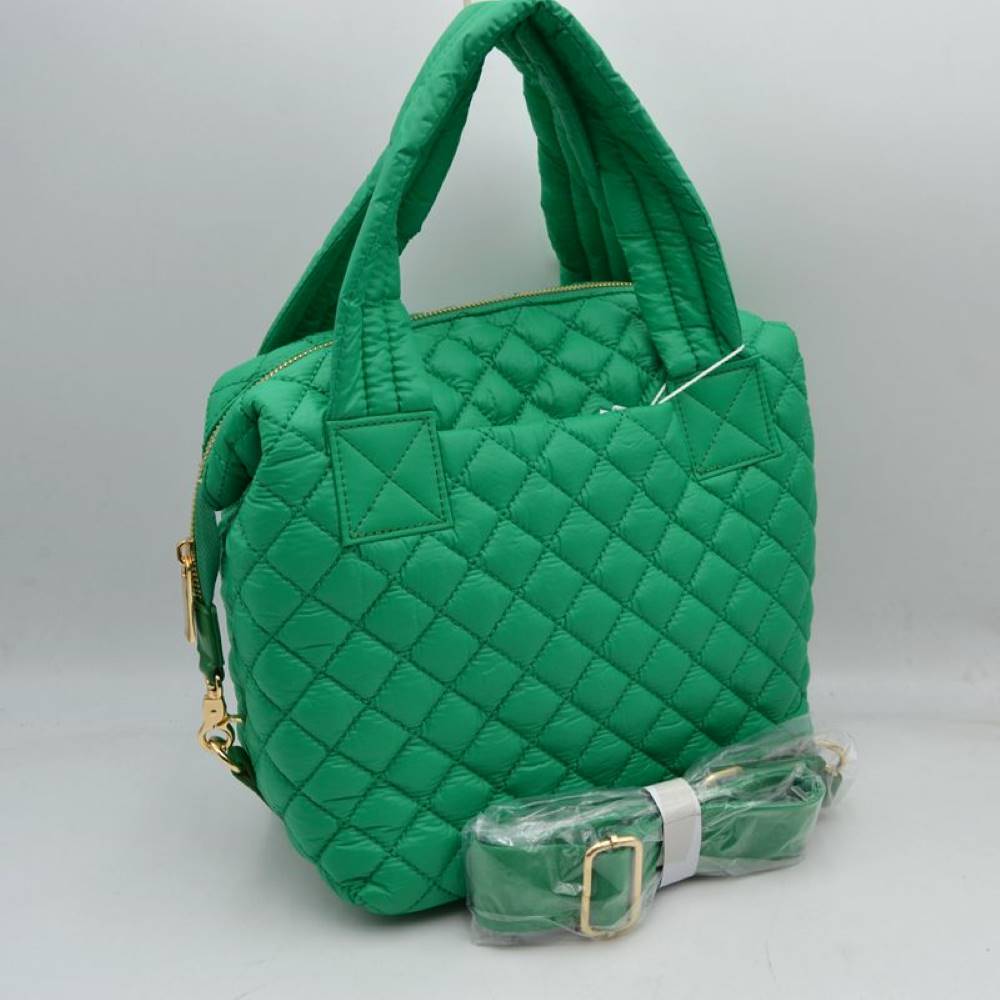 Stylish Diamond-Quilted Puffer Crossbody & Satchel Bag