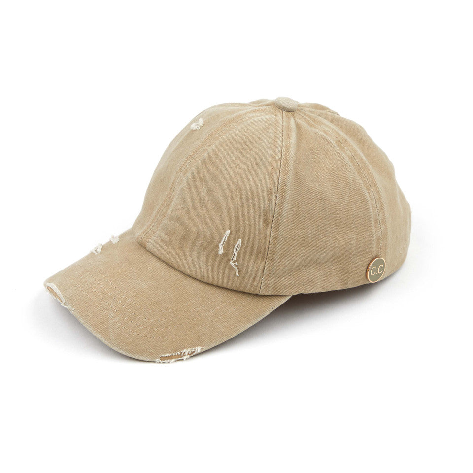 C.C Women's Baseball Ponytail Cap