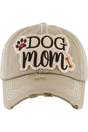 DOG MOM VINTAGE BASEBALL CAP