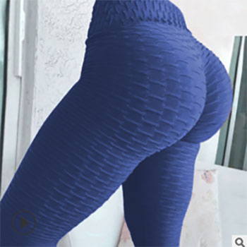 Wrinkled Solid Leggings