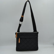 Quilted Crossbody Messenger Bag with Adjustable Strap