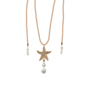 Sea Darling Starfish Rope Necklace