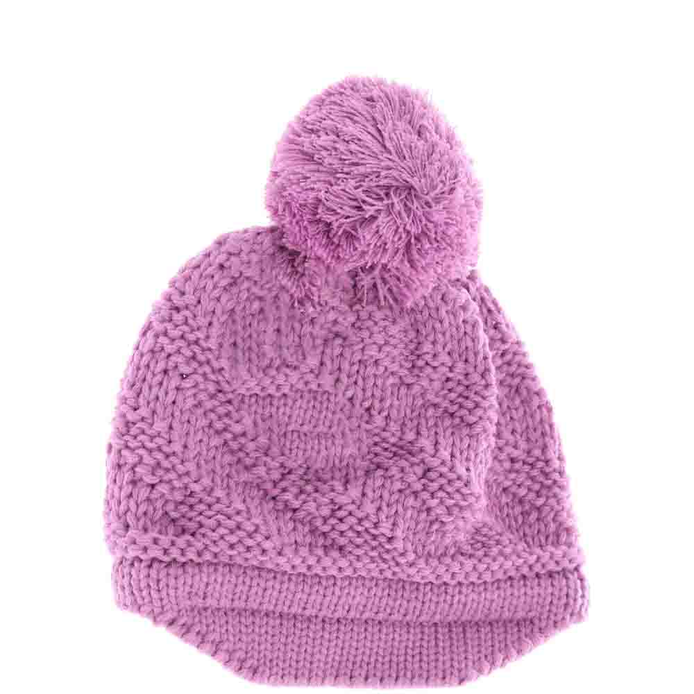 BABY Brim C.C Beanie Hat with Pom