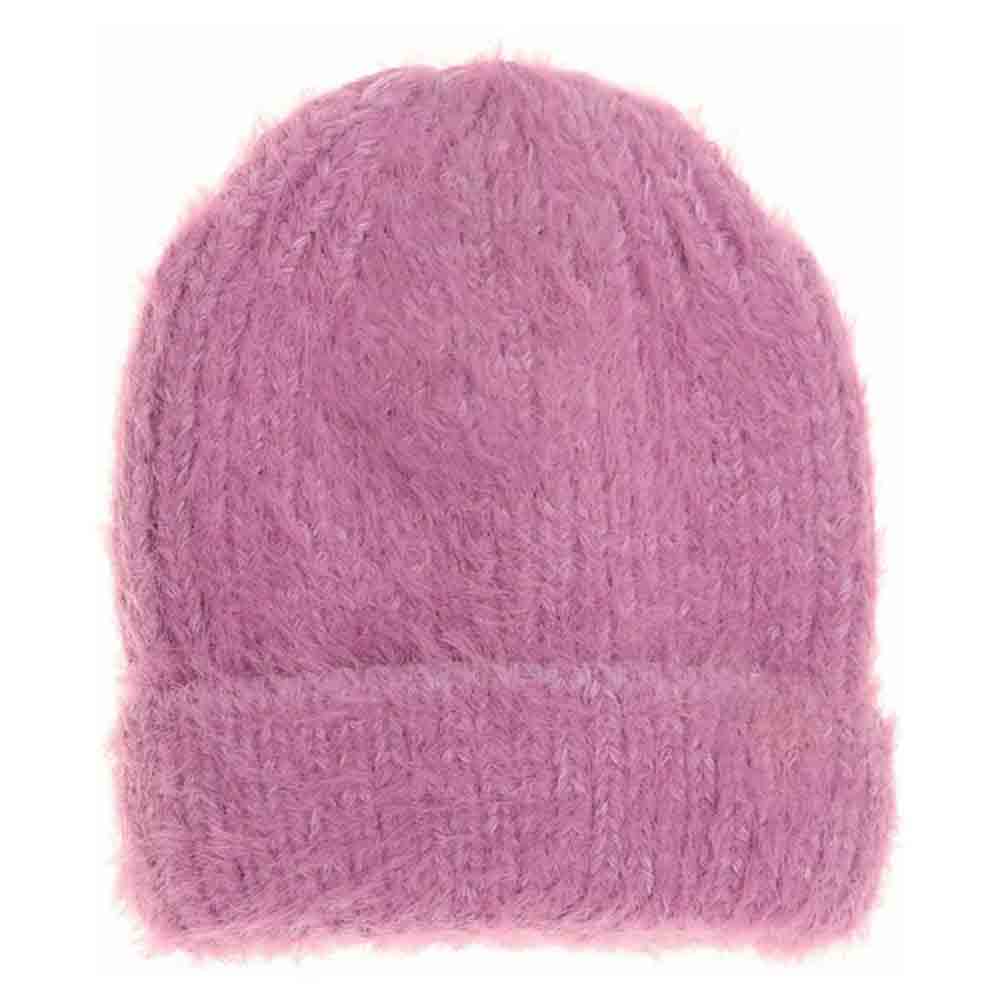Kids Fuzzy Solid C.C Beanie