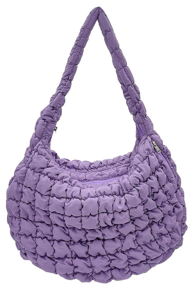 Large Quilted Solid Bag