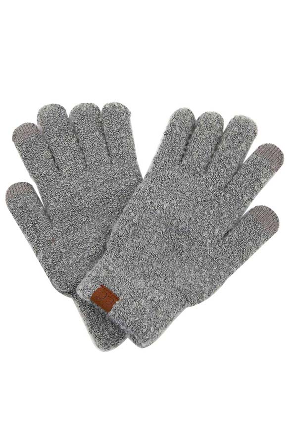 C.C Solid Boucle Gloves