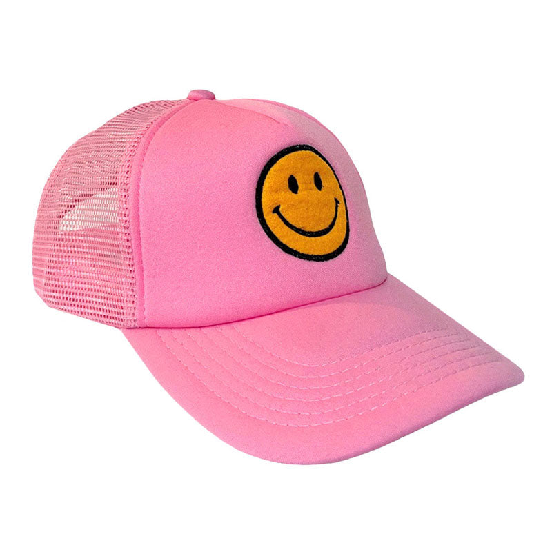 Smile Accented Mesh Back Baseball Cap