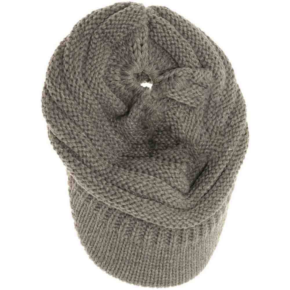 Knit Beanie Tail C.C Cap