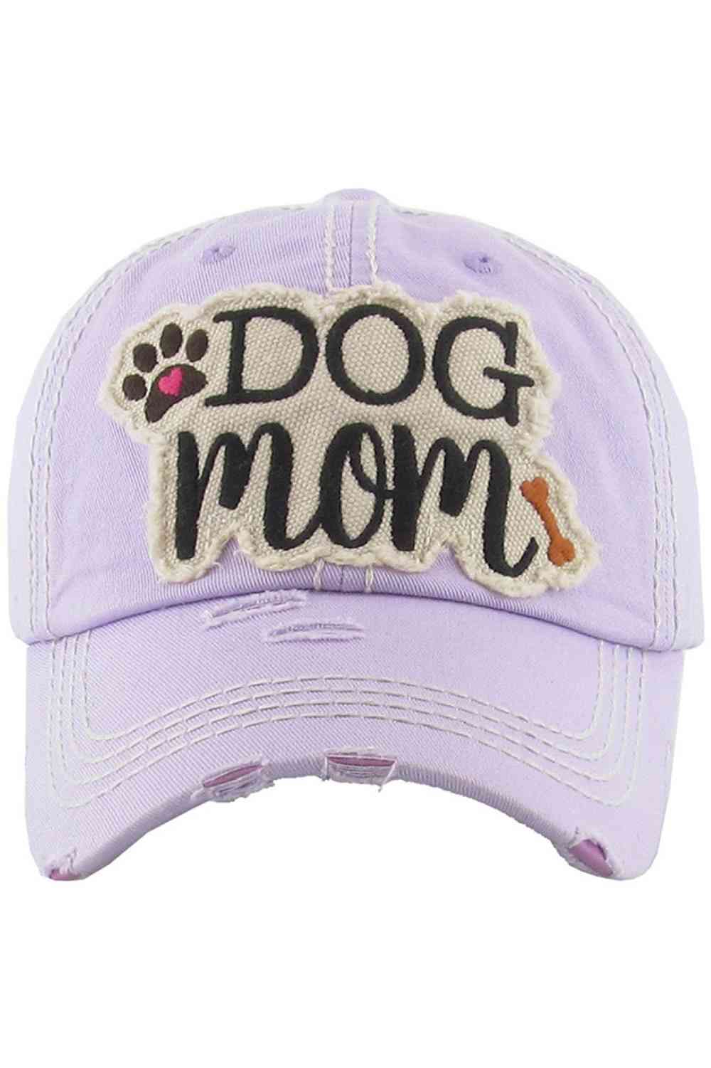 DOG MOM VINTAGE BASEBALL CAP