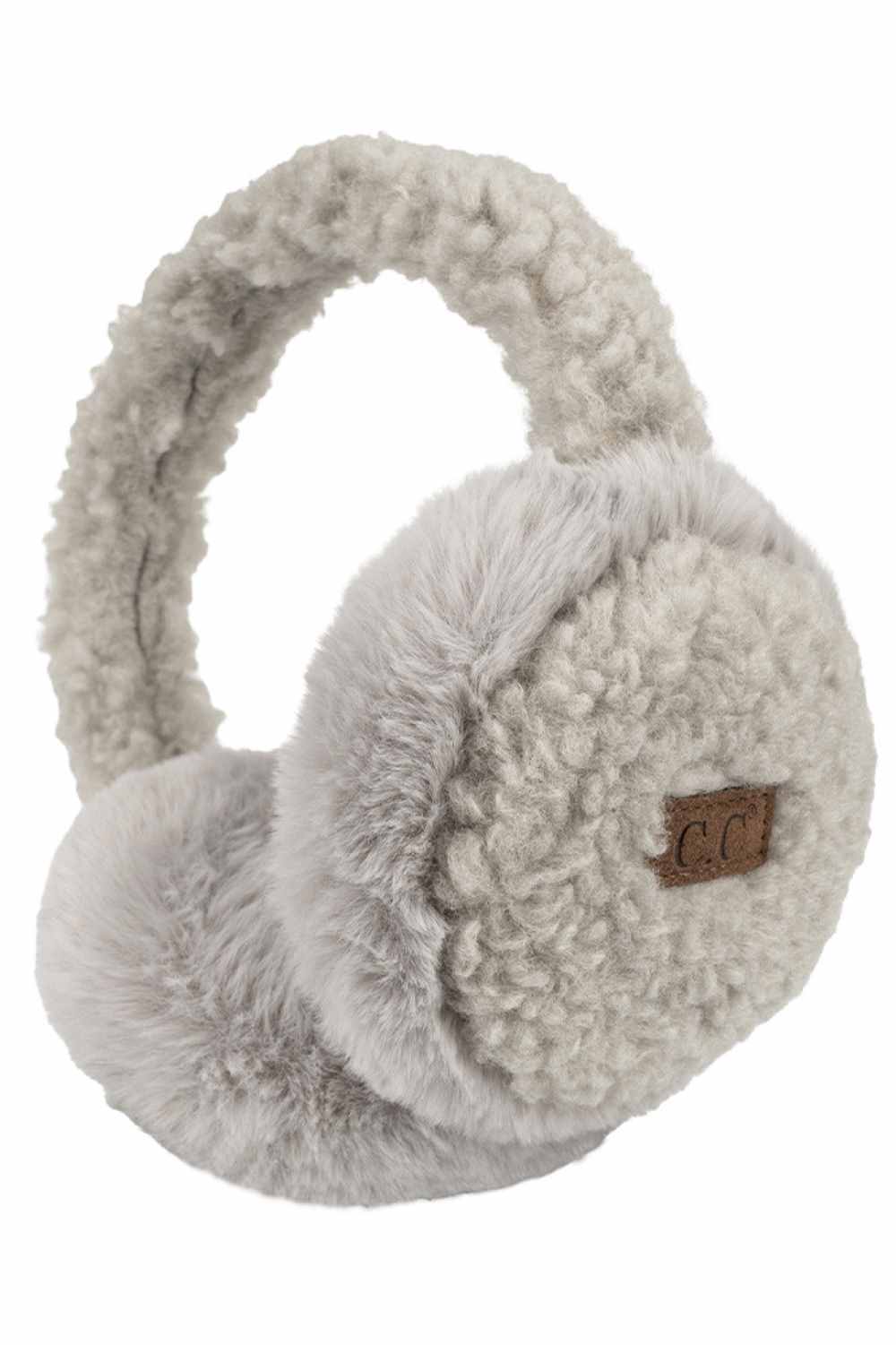 C.C Faux Fur Sherpa Earmuffs