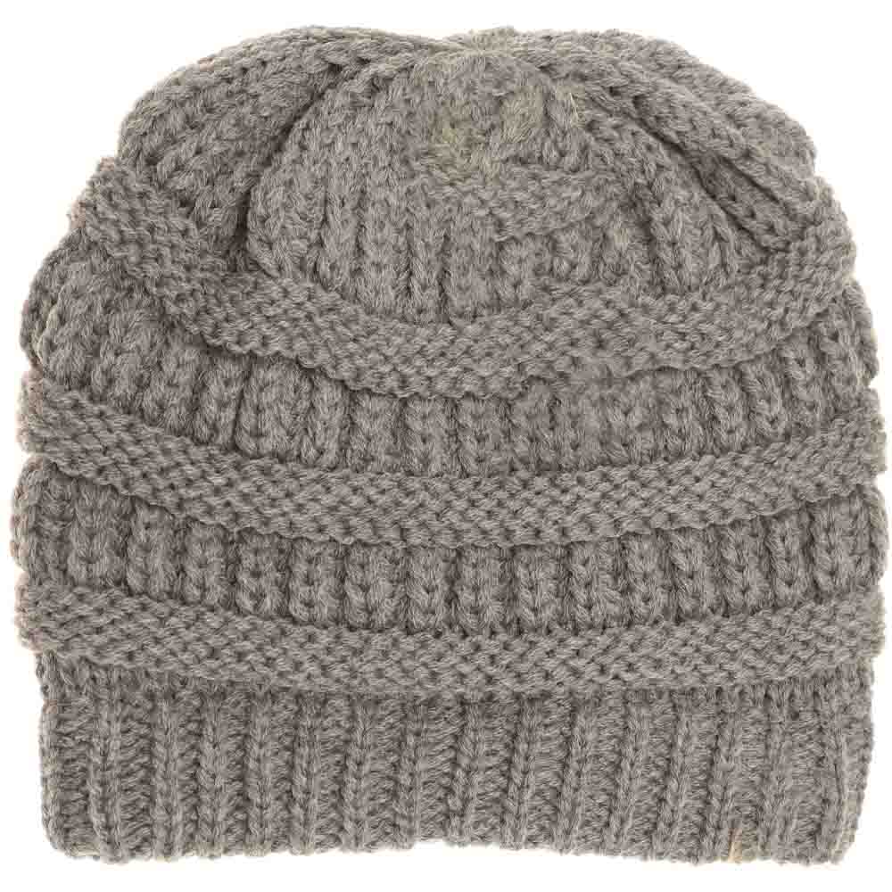 Kids Solid Fuzzy Lined C.C Beanie