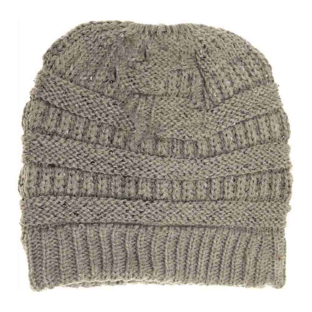Sequin C.C Beanie Tail Beanie