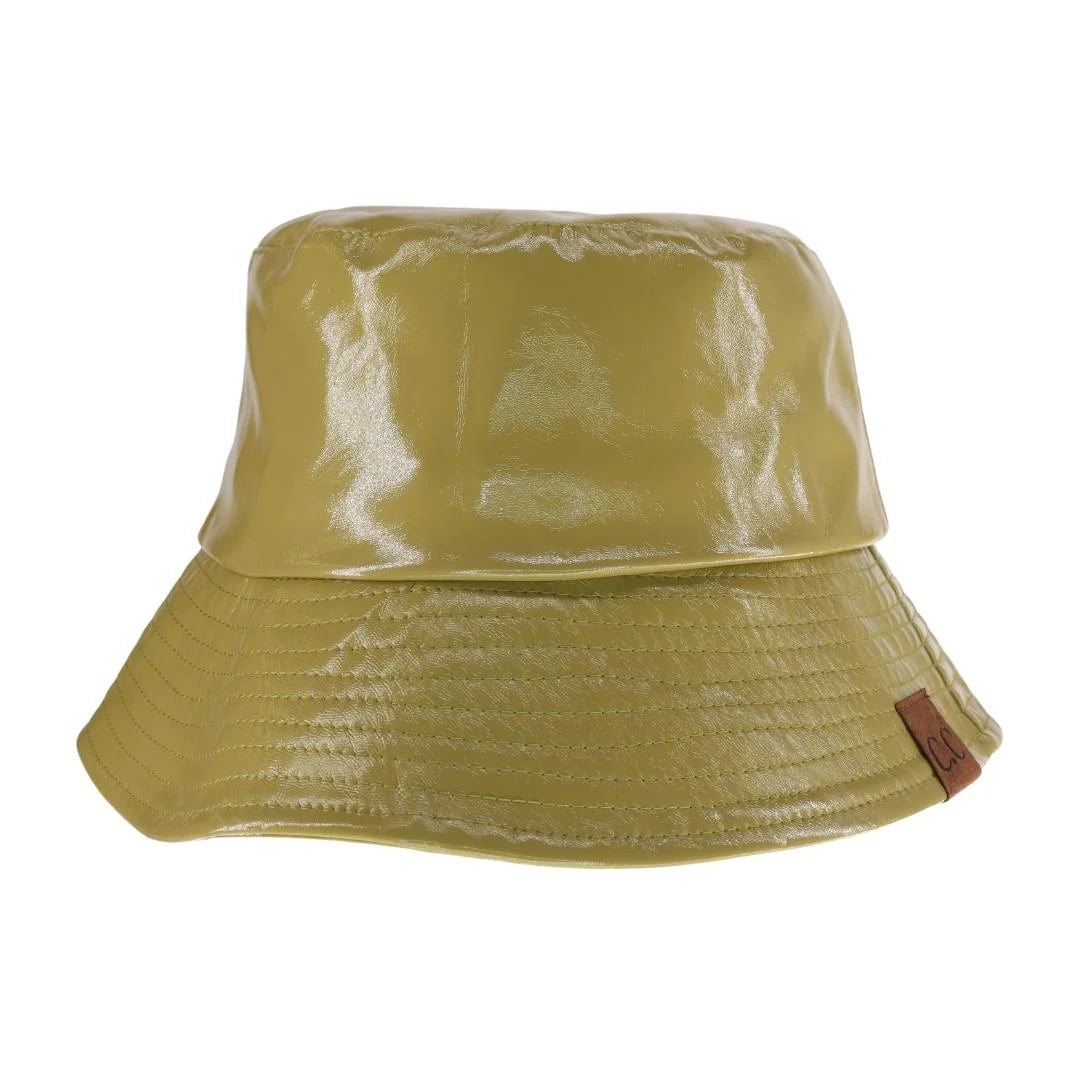 C.C Vegan Leather Bucket Hat