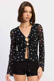 Veronica Mesh Top