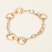 SECRET BOX_Interlocking Metal Link Bracelet