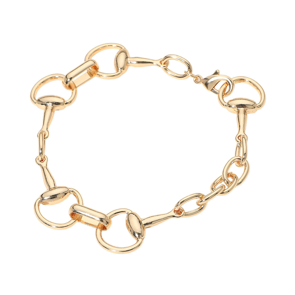 SECRET BOX_Interlocking Metal Link Bracelet