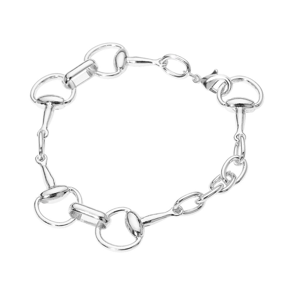 SECRET BOX_Interlocking Metal Link Bracelet