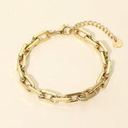 Stainless Steel Paperclip Chain Bracelet