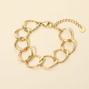 Stainless Steel Chunky Link Chain Bracelet