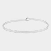 Brass Thin Metal Hook Bracelet