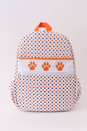 Clemson university embroidery boy backpack