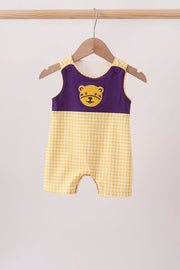 Purple LSU Tiger Applique Jon Jon