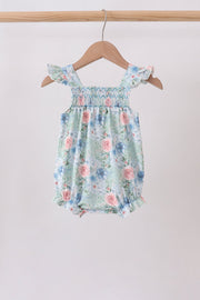 Floral Smocked Bubble