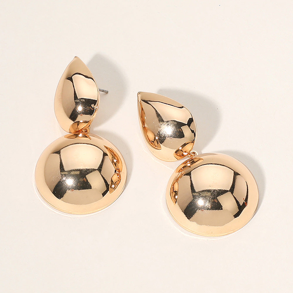 Metal Ball Dangle Earrings