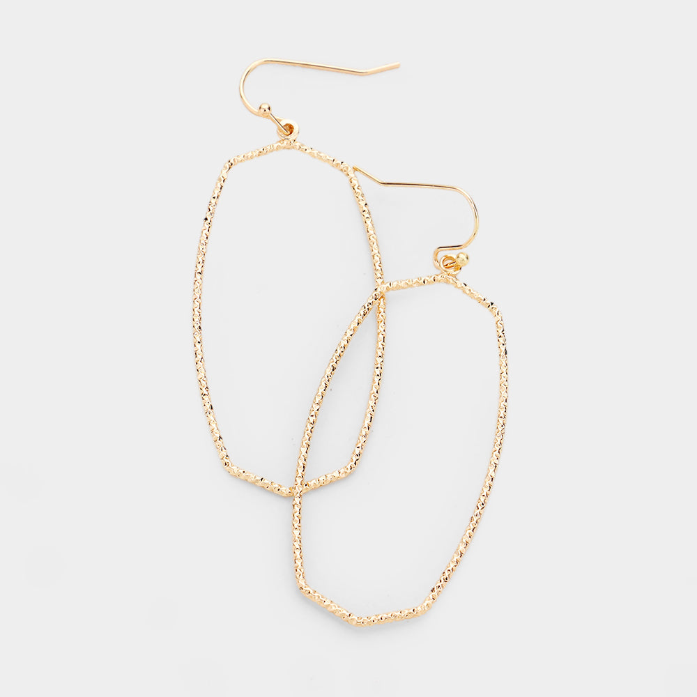 Open Metal Earrings