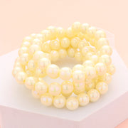 5PCS - Hologram Beaded Stretch Bracelets