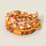 6PCS - Boho Beaded Multi Layered Bracelets
