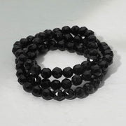 3PCS - Faceted Beaded Stretch Multi Layered Bracelets